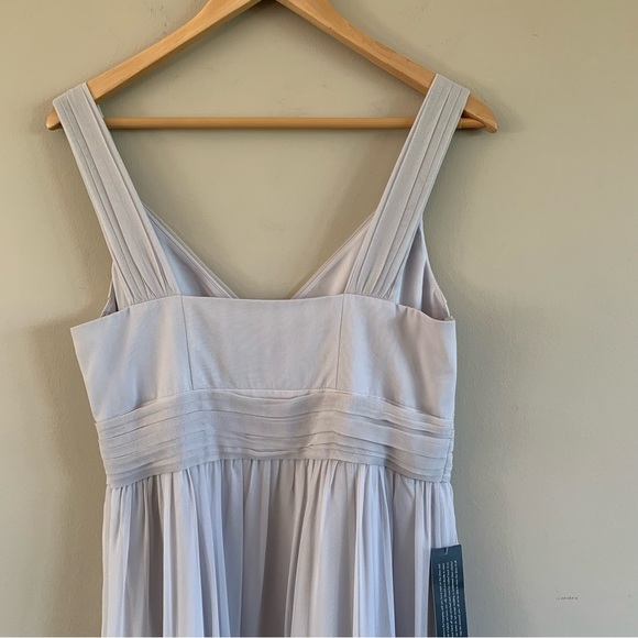 Ann Taylor | Long Silk Bridesmaid Dress | 8 - Picture 10 of 14